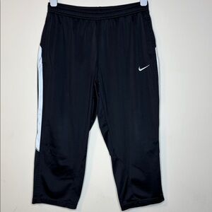 Nike Black and White Sports Crop Pants Size S